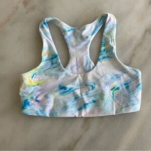 Betsey Johnson Colorful Tie-Dye Sports Bra size S